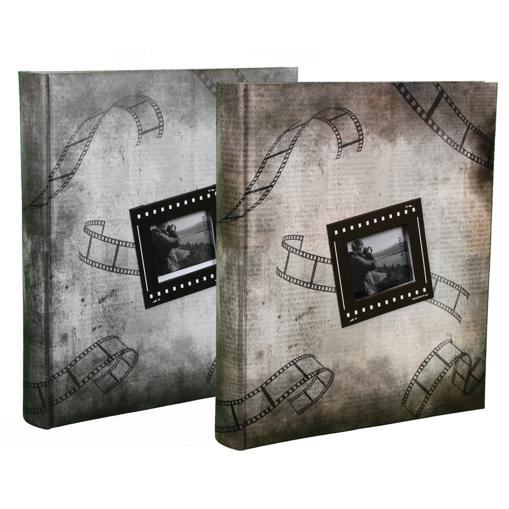 Album photo à pochettes Pictures II pour 200 photos 13x18 Marron gris