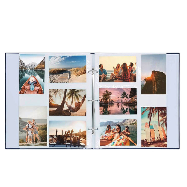 Classeur Photo Cordoue Bordeaux – 400 Photos 10x15 11,5x15 – Ceanothe
