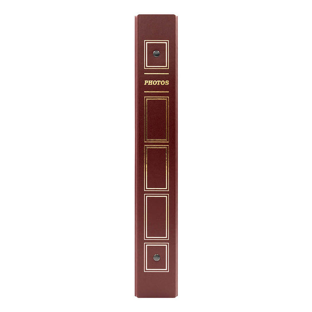 Classeur Photo Cordoue Bordeaux – 400 Photos 10x15 11,5x15 – Ceanothe