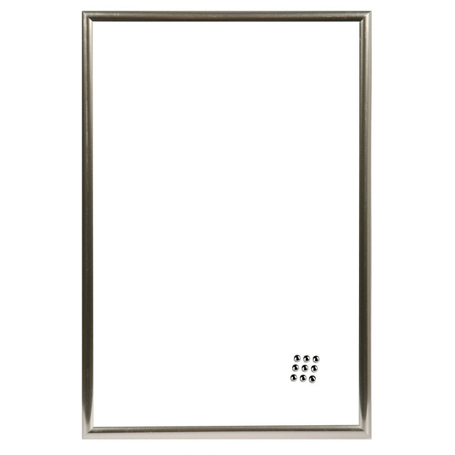 Pêle-mêle magnétique CPC Alu 40x60 cm fond blanc