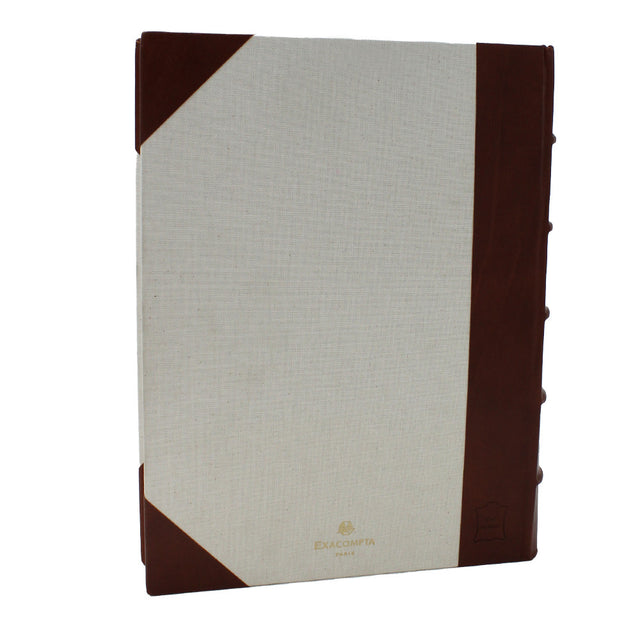Album photo Exacompta beige 128 pochettes 10X15, 11x17 ou 13x19