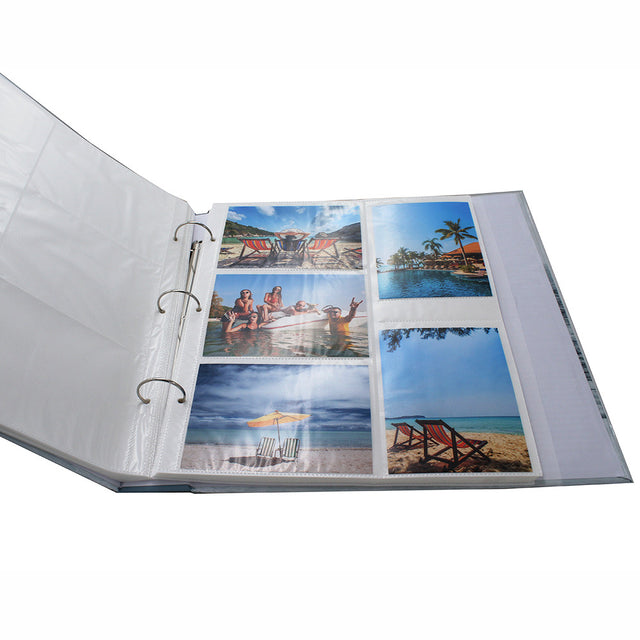 Lot de 2 classeurs photos Ariane Ocean Vibes à pochette pour 400 photos 11x15