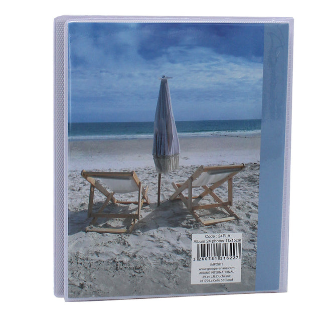 Mini album photo Ariane Plage 24 pochettes 11X15 parasol