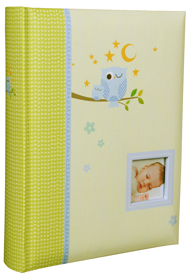 Album photo bébé Isa bleu 200 pochettes 10x15 cm