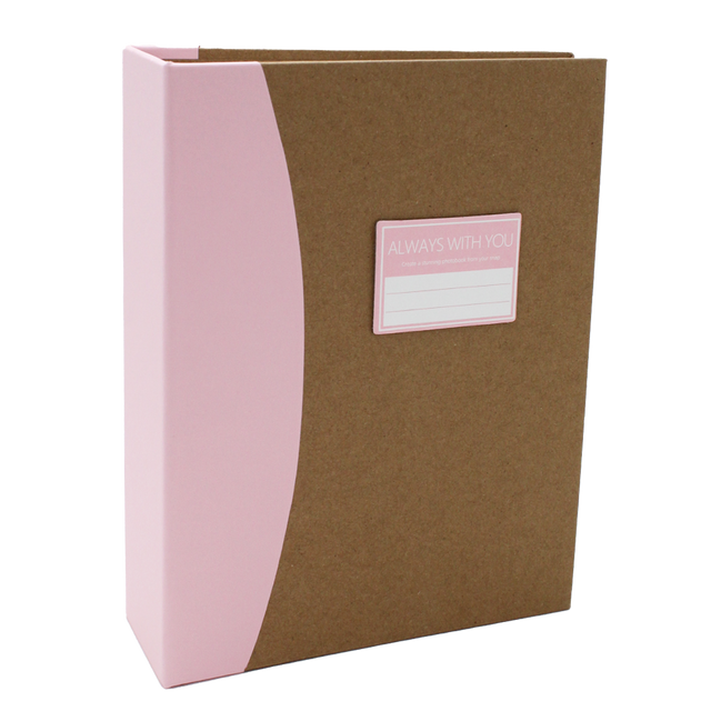 Album photo KP Eyecatcher kraft rose 100 pochettes 13x18