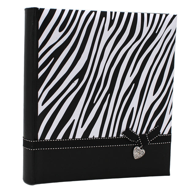 Album photo KP Zebra noir 200 pochettes 13X18