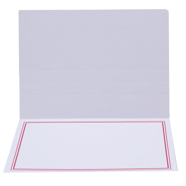 Cartonnage photo Liseré Duo rose horizontal sans image