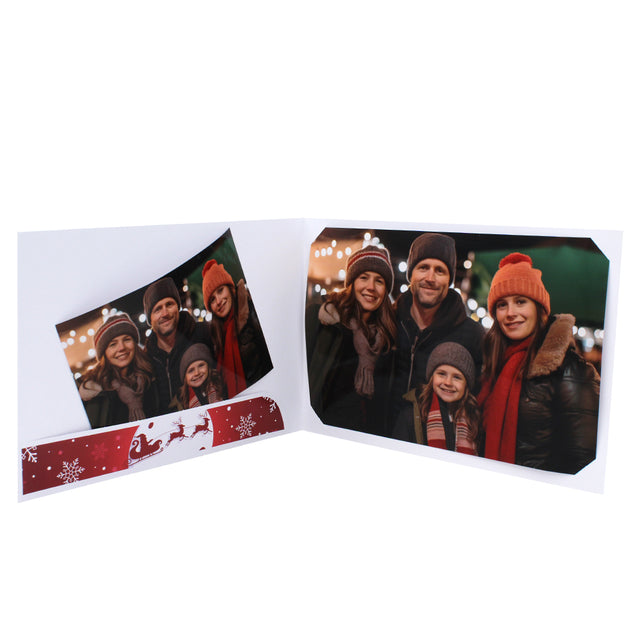 Cartonnage Noël – Groupe 20x30 / 20x25 / 18x27 / 18x25 / 18x24 avec rabat – Joyeuses Fêtes – Rennes du Père Noël