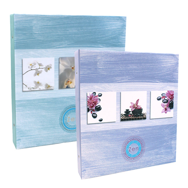 Lot de 2 classeurs photo Zen 2 Ariane – 2 x 400 photos 11 x 15 cm – Motifs assortis