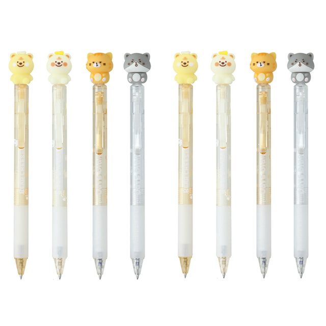 Lot de 8 Stylos Gel Effaçables Chibi Mood – Encre Bleue – Pointe 0,5 mm