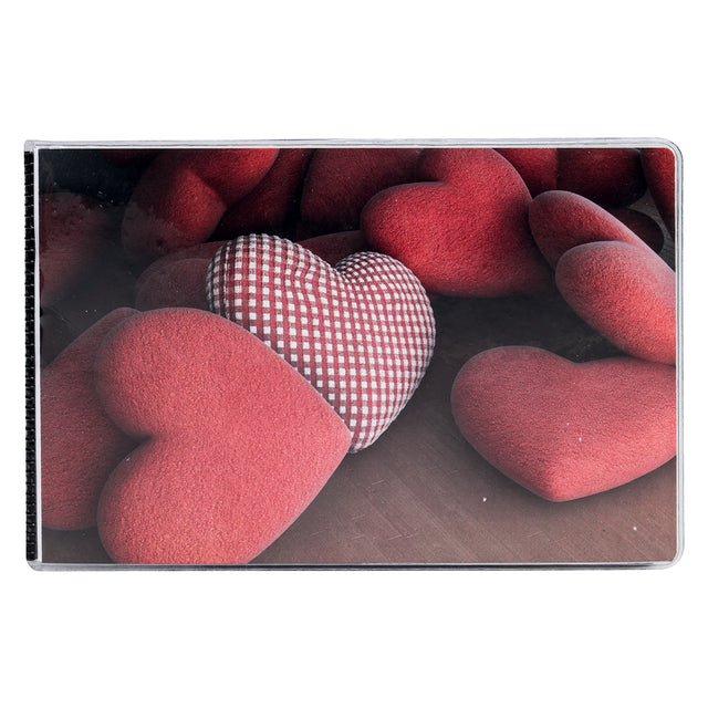 Lot de 6 mini albums photo Walther Hearts II – 40 photos 10x15 cm – Motifs assortis