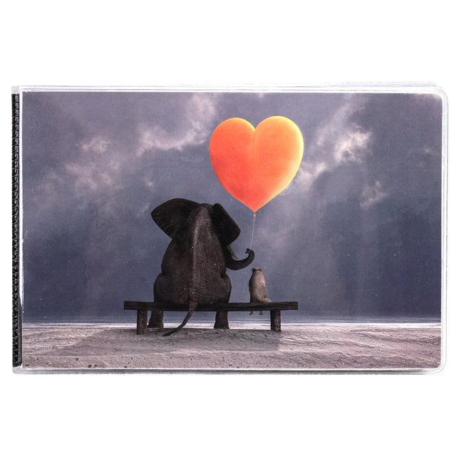 Lot de 6 mini albums photo Walther Hearts II – 40 photos 10x15 cm – Motifs assortis