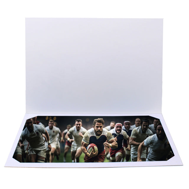 Cartonnage photo de Rugby- Horizontal - Equipe du 9x13 au 20x30 cm