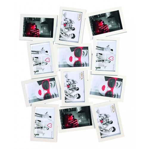 Cadre multivues Dan blanc 12 photos 10x15