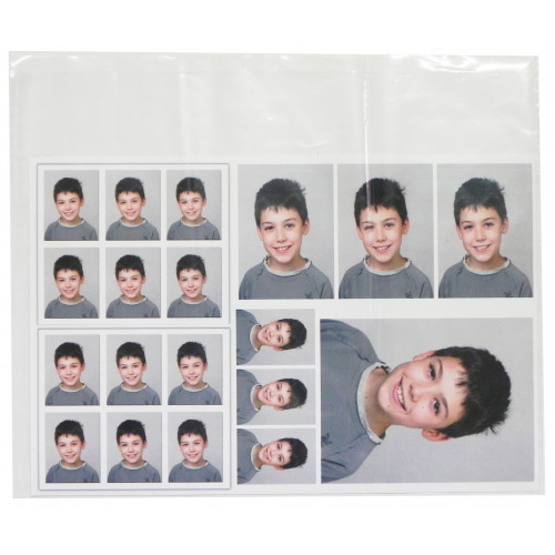 100 Pochettes transparentes en plastique format 26,5x32 cm