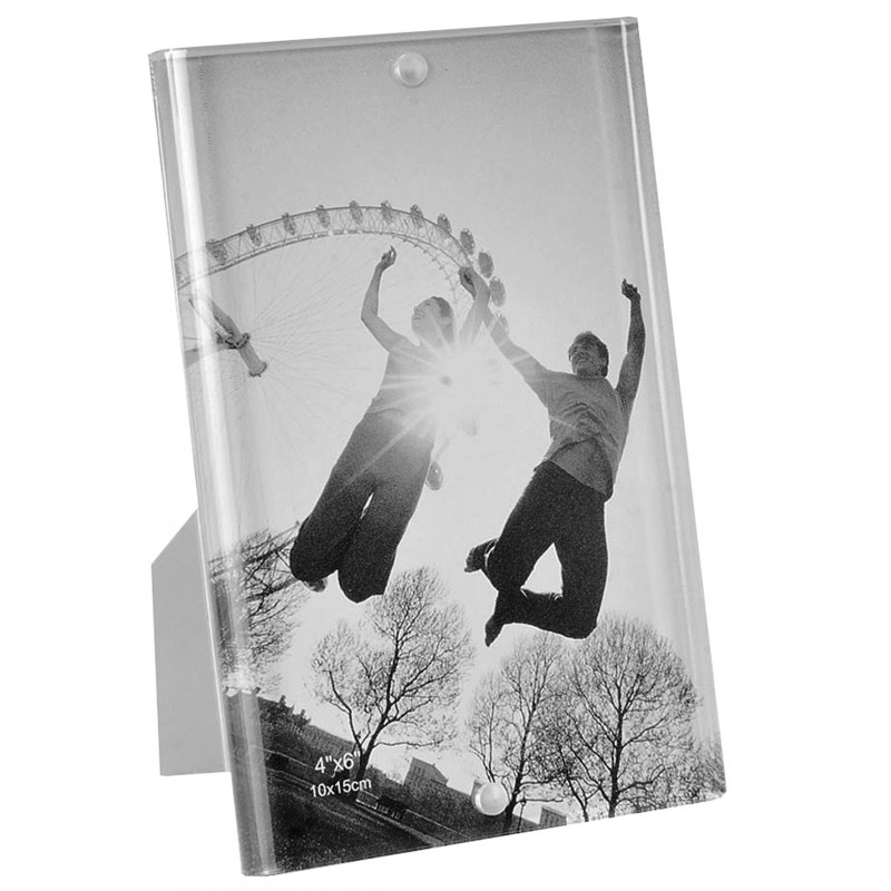 Emdé, Cadre photo 13x18 plexi aimanté arrondi