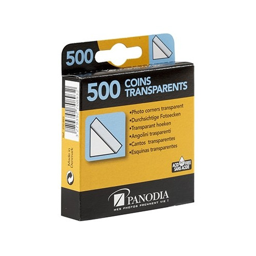 500 COINS ADHESIFS TRANSPARENTS PANODIA