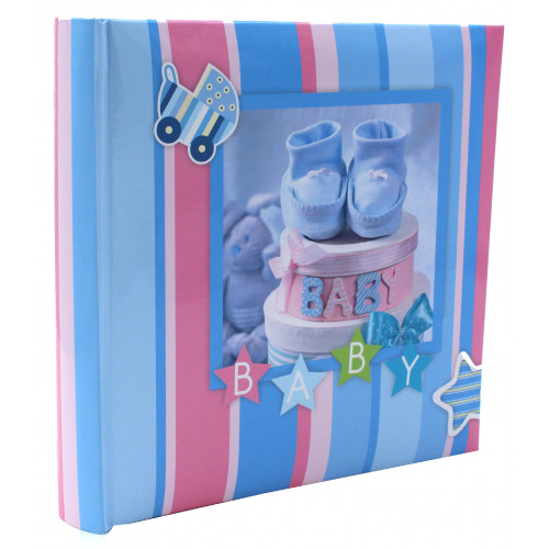 Album bébé Baby blue 200 pochettes 10X15