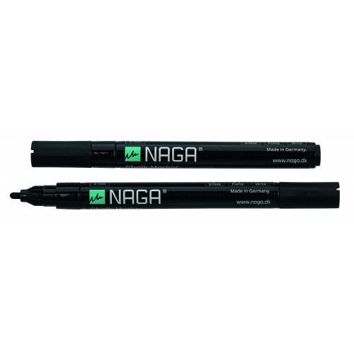 2 Marqueurs noirs pour tableau Naga