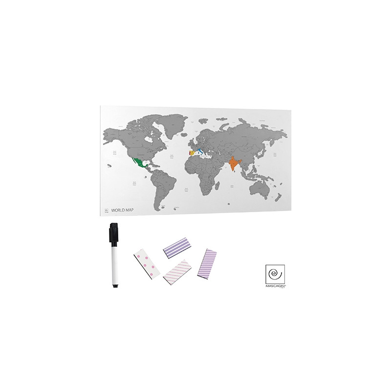 PLANISPHERE MAGNETIQUE A GRATTER
