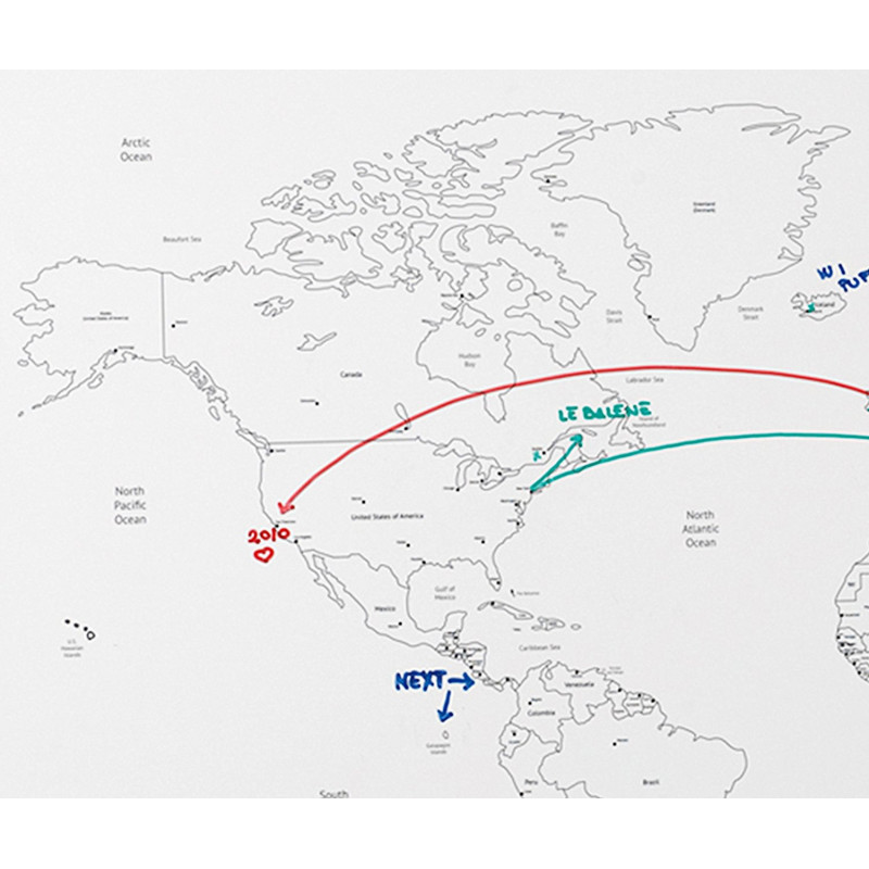 PLANISPHERE MAGNETIQUE 70 x 37