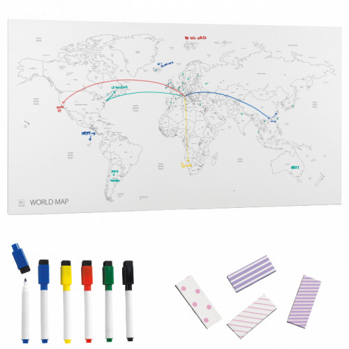 PLANISPHERE MAGNETIQUE 70 x 37