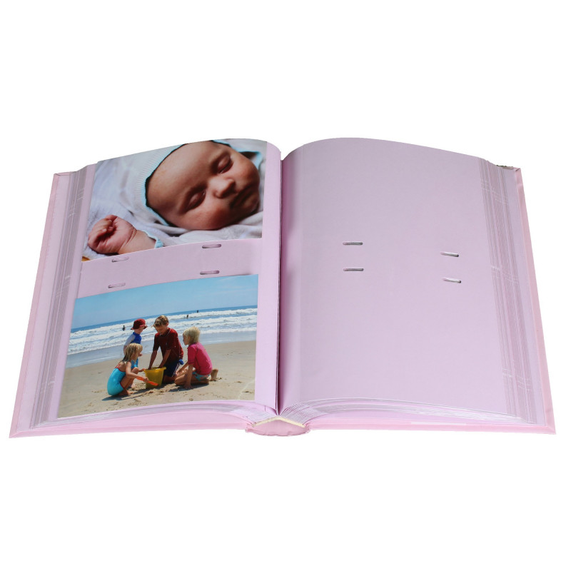 Album photo à pochettes "Baby 8" pour 200 photos 10x15 - Rose