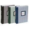 LOT DE 3 ALBUMS PHOTO ELEMENTS 200 POCHETTES 10X15 NOIR VERT BLEU