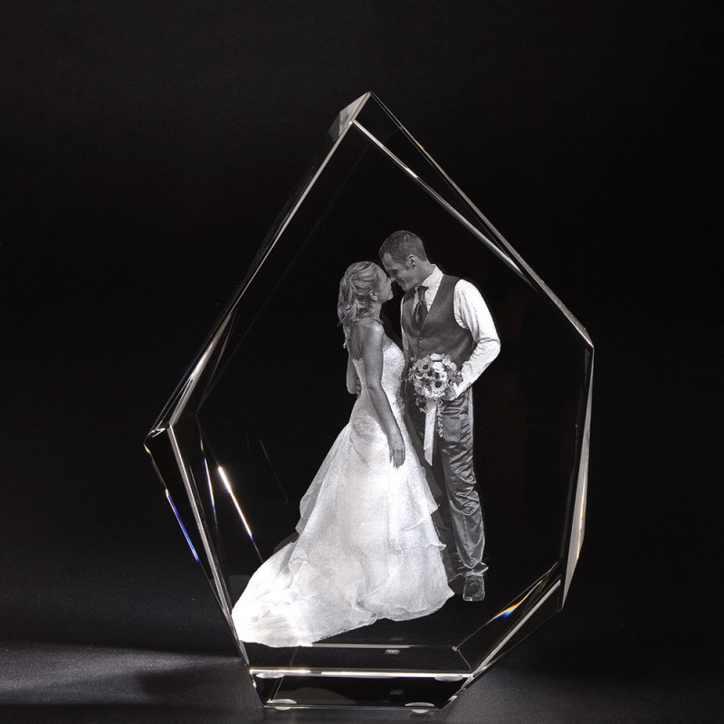 3D ICEBERG XL en verre Viamant personnalisable