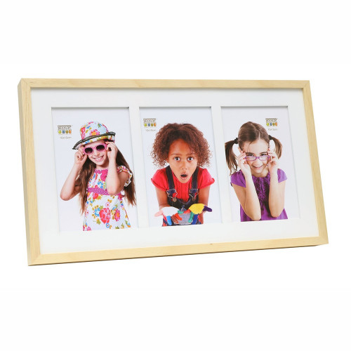CADRE PHOTO TRIO HORIZONTAL DEKNUDT S67WH1 P3 NATUREL