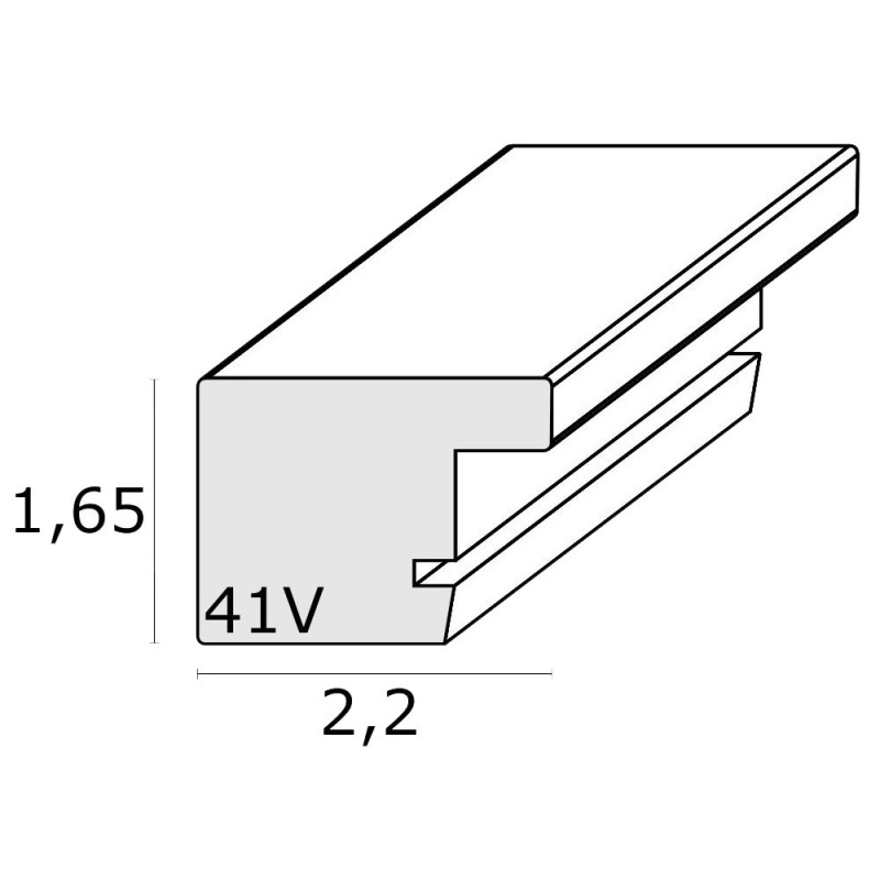 CADRE PHOTO DUO DEKNUDT S41VF1 H2V VERTICAL BLANC