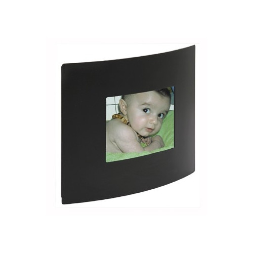 Cadre photo galbe - Noir 6x9