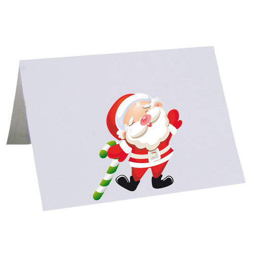Cartonnage photo de Noël - Horizontal - Grand Père Noël avec canne