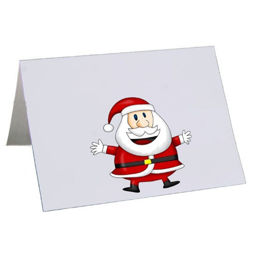 Cartonnage photo de Noël - Horizontal - Grand Père Noël souriant
