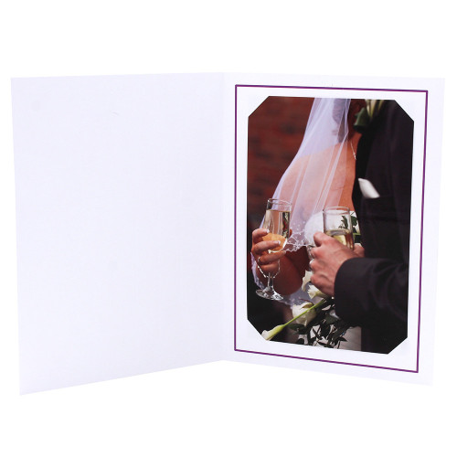 Cartonnage photo professionnel – Liseré Violet | Collection CashPhoto