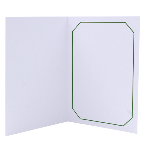 Cartonnage photo blanc - Octo Vert foncé