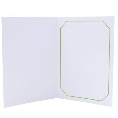 Cartonnage photo blanc - Octo Vert clair