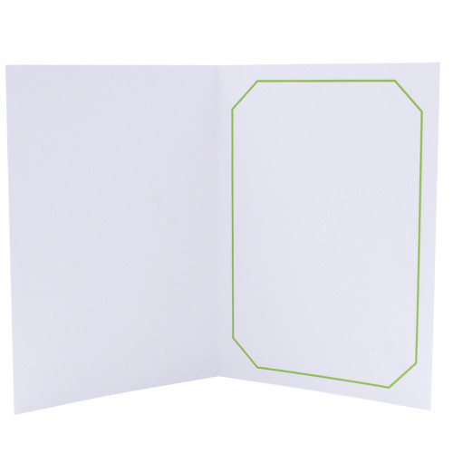 Cartonnage photo blanc - Octo Vert clair