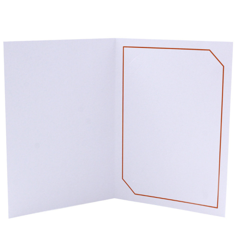 Cartonnage photo blanc - Hayange Orange