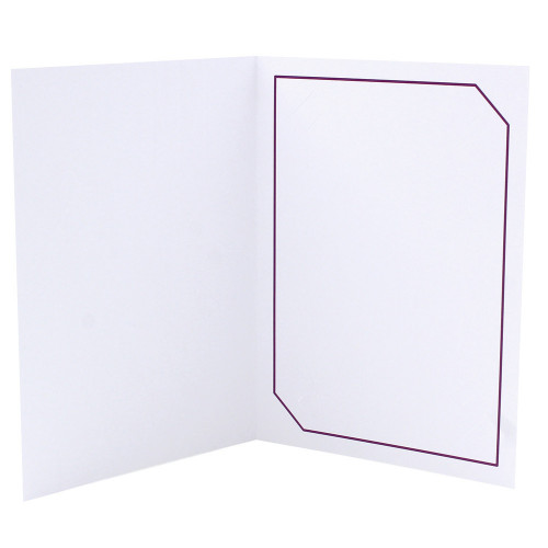 Cartonnage photo blanc - Hayange Violet