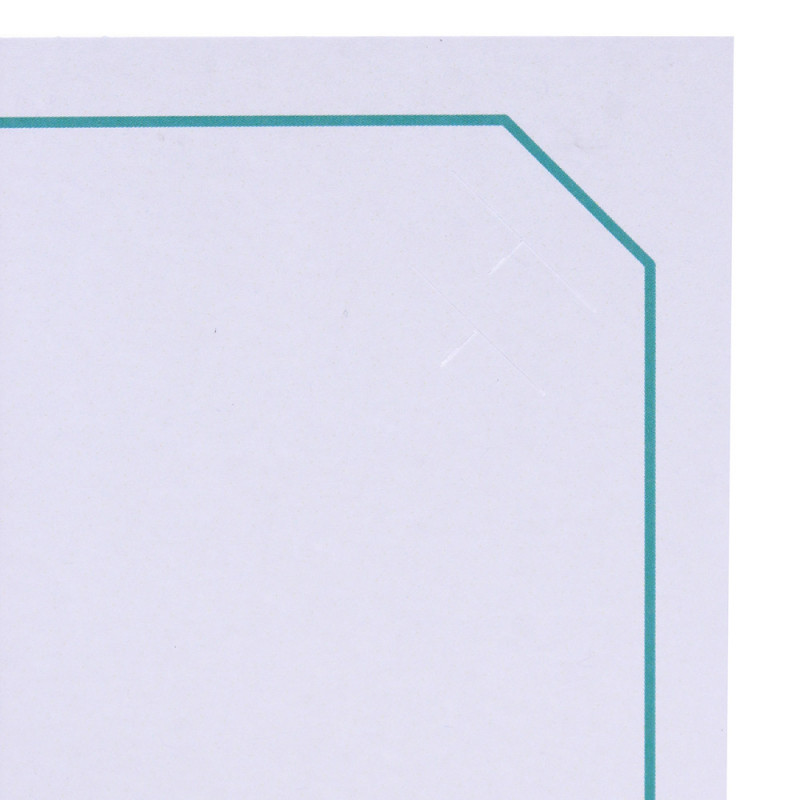 Cartonnage photo blanc - Hayange Turquoise