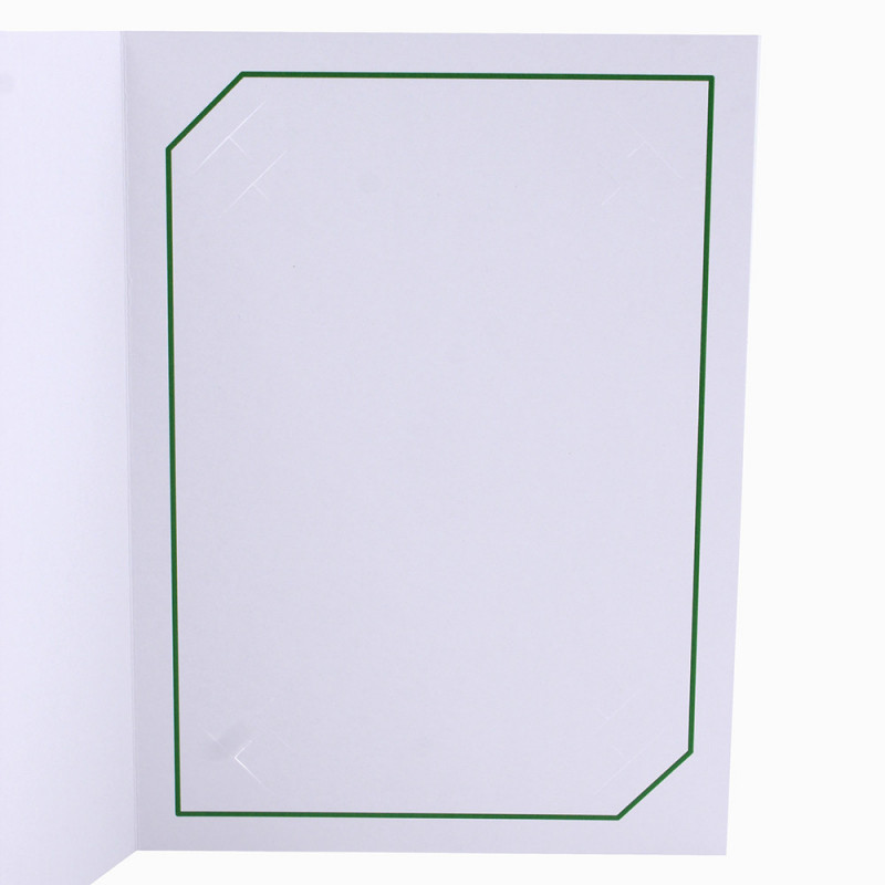 Cartonnage photo blanc - Serémange Vert foncé