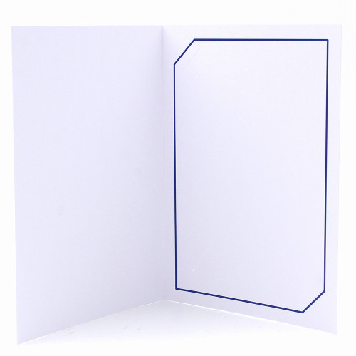 Cartonnage photo blanc - Serémange Bleu foncé