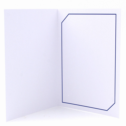 Cartonnage photo blanc - Serémange Bleu foncé