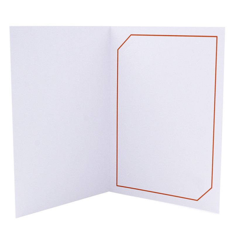Cartonnage photo blanc - Serémange Orange