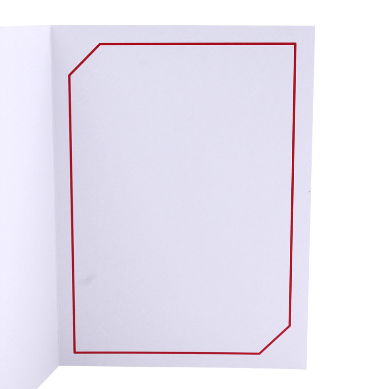 Cartonnage photo blanc - Serémange Rouge