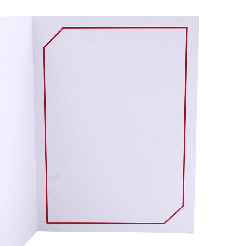 Cartonnage photo blanc - Serémange Rouge