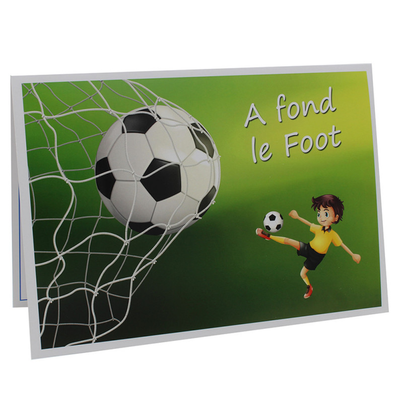 Cartonnage photo scolaire - Groupe 20x30 - A fond le foot
