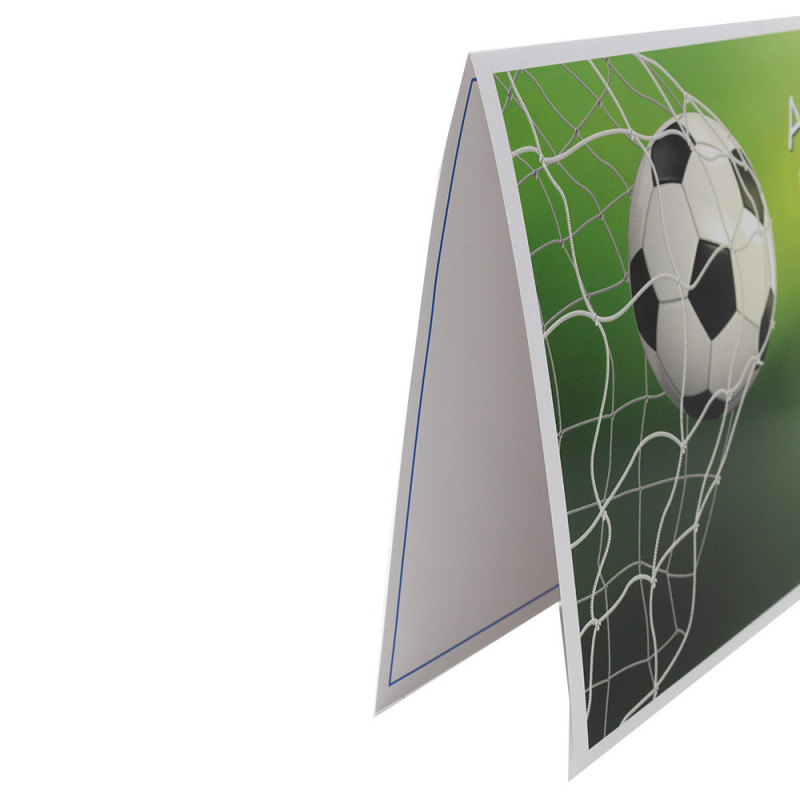 Cartonnage photo scolaire - Groupe 20x30 - A fond le foot