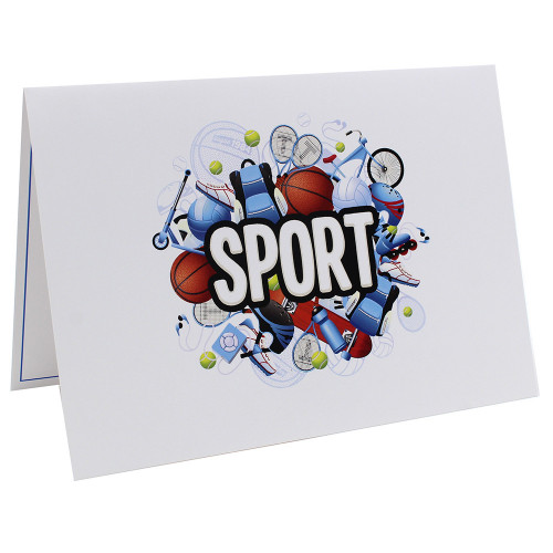 Cartonnage photo scolaire - Groupe 20x30 - Sport